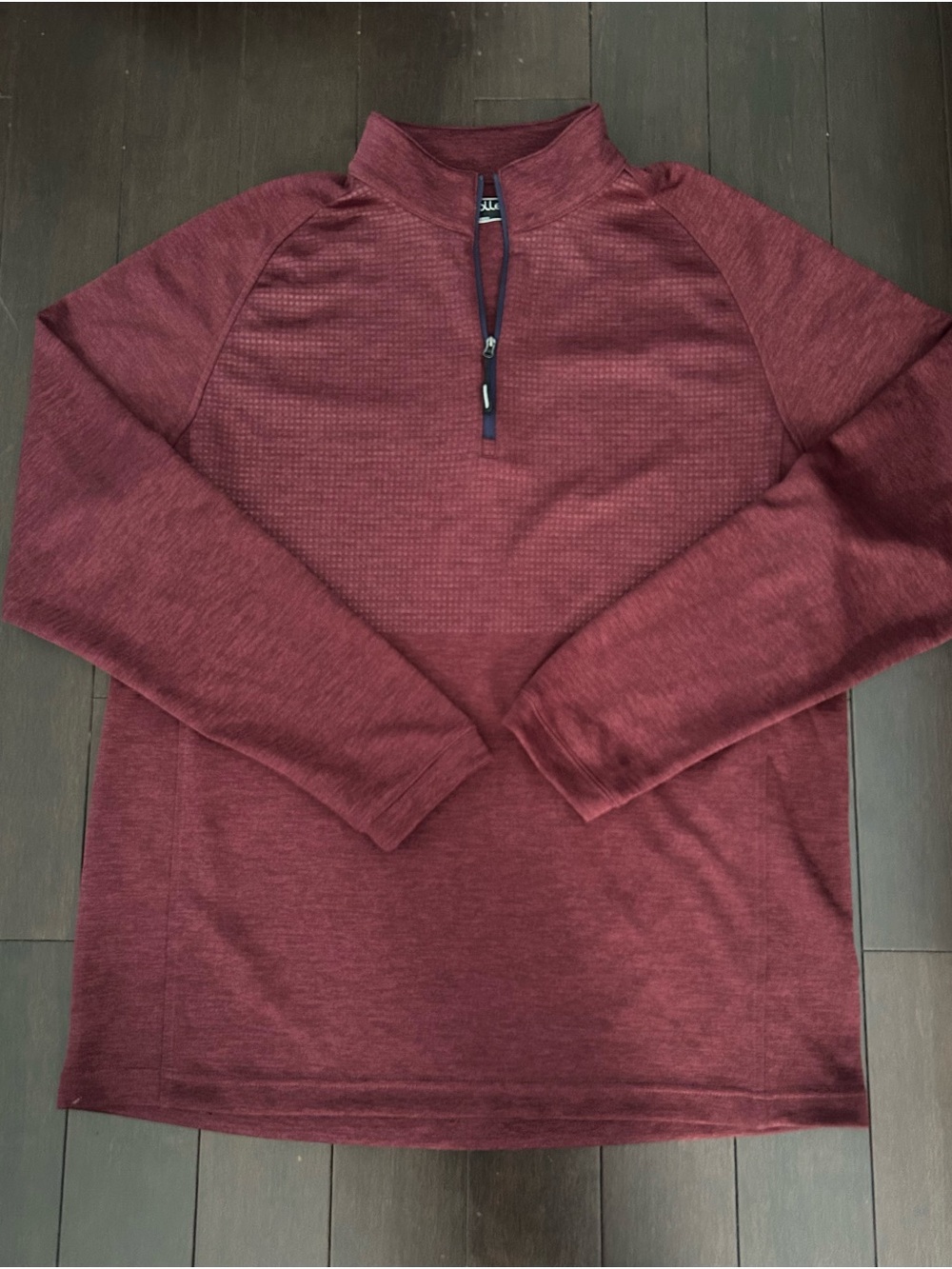 Bolle Men's Performance Quarter-Zip - Maroon Size Large